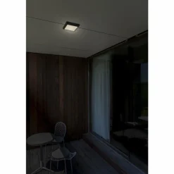 plafonnier extérieur Lutec Helena LED Anthracite, 1 lumière