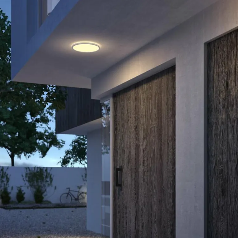 plafonnier extérieur Philips Superslim LED Blanc, 1 lumière