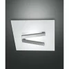 Luminaires Fabas Luce Éclairage Led|Plafonnier Fabas Luce Agia LED Blanc, 1 lumière