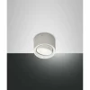 Luminaires Fabas Luce Éclairage Led|Plafonnier Fabas Luce Anzio LED Blanc, 1 lumière
