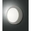 Plafonnier Fabas Luce Axel Gris, 1 lumière