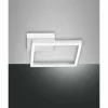 Luminaires Fabas Luce Éclairage Led|Plafonnier Fabas Luce Bard LED Blanc, 1 lumière