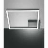 Plafonnier Fabas Luce Bard LED Anthracite, 1 lumière
