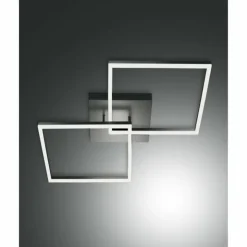 Luminaires Fabas Luce Éclairage Led|Plafonnier Fabas Luce Bard LED Anthracite, 1 lumière