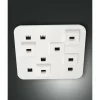 Luminaires Fabas Luce Éclairage Led|Plafonnier Fabas Luce Free LED Blanc, 1 lumière