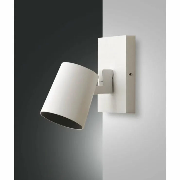 Luminaires Fabas Luce Spots Et Projecteurs|Plafonnier Fabas Luce Modo Blanc, 1 lumière