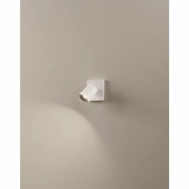 Luminaires Fabas Luce Spots Et Projecteurs|Plafonnier Fabas Luce Modo Blanc, 1 lumière