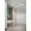 Luminaires Fabas Luce Éclairage Led|Plafonnier Fabas Luce Sinuo LED Blanc, 2 lumières