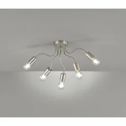 FHL easy Plafonniers|Plafonnier FHL-easy Bree Nickel mat, 5 lumières