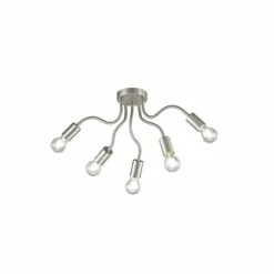 FHL easy Plafonniers|Plafonnier FHL-easy Bree Nickel mat, 5 lumières
