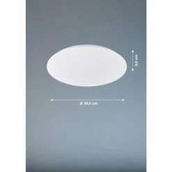 Luminaires Fischer & Honsel Éclairage Led|Plafonnier Fischer & Honsel Mona LED Blanc, 1 lumière