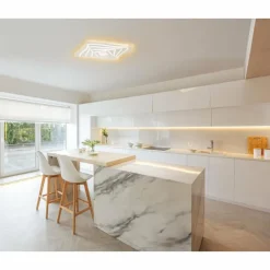 Luminaires Fischer & Honsel Éclairage Led|Plafonnier Fischer & Honsel Hero LED Blanc, 1 lumière, Télécommandes, Changeur de couleurs
