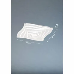 Luminaires Fischer & Honsel Éclairage Led|Plafonnier Fischer & Honsel Hero LED Blanc, 1 lumière, Télécommandes, Changeur de couleurs