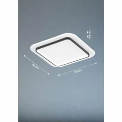 Luminaires Fischer & Honsel Éclairage Led|Plafonnier Fischer & Honsel Blithe LED Noir, Blanc, 1 lumière
