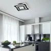 Luminaires Fischer & Honsel Éclairage Led|Plafonnier Fischer & Honsel Gorden LED Noir, 1 lumière, Télécommandes