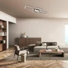 Luminaires Fischer & Honsel Éclairage Led|Plafonnier Fischer & Honsel Seth LED Noir, 1 lumière, Télécommandes