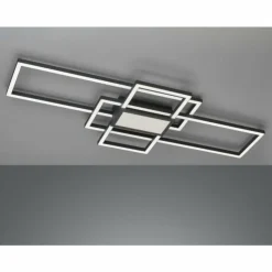 Luminaires Fischer & Honsel Éclairage Led|Plafonnier Fischer & Honsel Seth LED Noir, 1 lumière, Télécommandes