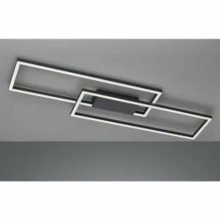 Luminaires Fischer & Honsel Éclairage Led|Plafonnier Fischer & Honsel Seth LED Noir, 1 lumière, Télécommandes