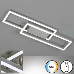 Luminaires Fischer & Honsel Éclairage Led|Plafonnier Fischer & Honsel Seth LED Aluminium, 1 lumière, Télécommandes