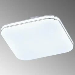 Luminaires Fischer & Honsel Éclairage Led|Plafonnier Fischer-Honsel Porto LED Blanc, 1 lumière