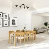 Luminaires Fischer & Honsel Spots Et Projecteurs|Plafonnier Fischer-Honsel Speedy Noir, 4 lumières
