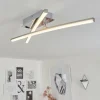 hofstein Éclairage Led|Plafonnier Georgina LED Chrome, 2 lumières