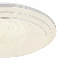 Luminaires Globo Lighting Éclairage Led|Plafonnier Globo ALEY LED Blanc, 1 lumière, Télécommandes