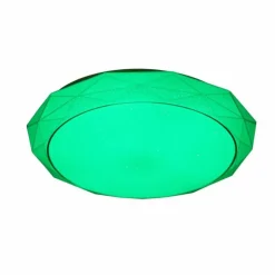 Luminaires Globo Lighting Éclairage Led|Plafonnier Globo Andi LED Blanc, 2 lumières, Télécommandes, Changeur de couleurs