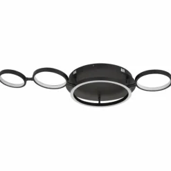 Luminaires Globo Lighting Éclairage Led|Plafonnier Globo ANTONIUS LED Noir, 1 lumière