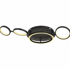 Luminaires Globo Lighting Éclairage Led|Plafonnier Globo ANTONIUS LED Noir, 1 lumière