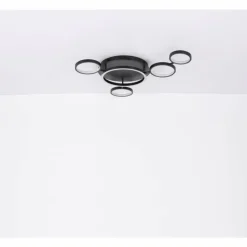 Luminaires Globo Lighting Éclairage Led|Plafonnier Globo ANTONIUS LED Noir, 1 lumière