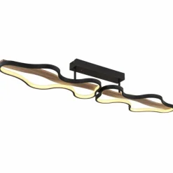 Luminaires Globo Lighting Éclairage Led|Plafonnier Globo BEZZY LED Noir, 1 lumière, Télécommandes