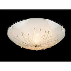Luminaires Globo Lighting Plafonniers|Plafonnier Globo Blanc, 2 lumières