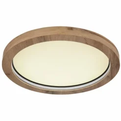 Luminaires Globo Lighting Éclairage Led|Plafonnier Globo BRANZA LED Noir, 1 lumière, Télécommandes