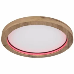 Luminaires Globo Lighting Éclairage Led|Plafonnier Globo BRANZA LED Noir, 1 lumière, Télécommandes