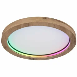Luminaires Globo Lighting Éclairage Led|Plafonnier Globo BRANZA LED Noir, 1 lumière, Télécommandes