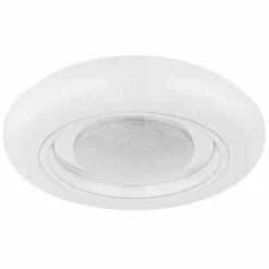 Luminaires Globo Lighting Éclairage Led|Plafonnier Globo BURRO LED Blanc, 1 lumière, Télécommandes, Changeur de couleurs
