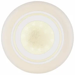 Luminaires Globo Lighting Éclairage Led|Plafonnier Globo BURRO LED Blanc, 1 lumière, Télécommandes, Changeur de couleurs