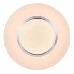 Luminaires Globo Lighting Éclairage Led|Plafonnier Globo CANDIDA LED Nickel mat, Blanc, 1 lumière, Télécommandes, Changeur de couleurs