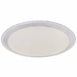 Plafonnier Globo CARRY LED Blanc, 1 lumière, Télécommandes, Changeur de couleurs