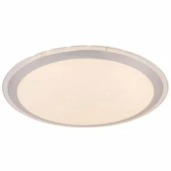 Plafonnier Globo CARRY LED Blanc, 1 lumière, Télécommandes, Changeur de couleurs