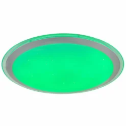 Plafonnier Globo CARRY LED Blanc, 1 lumière, Télécommandes, Changeur de couleurs