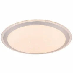 Plafonnier Globo CARRY LED Blanc, 1 lumière, Télécommandes, Changeur de couleurs