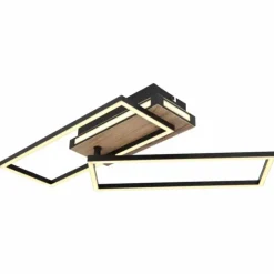 Luminaires Globo Lighting Éclairage Led|Plafonnier Globo COLLI LED Noir, 1 lumière