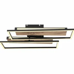 Luminaires Globo Lighting Éclairage Led|Plafonnier Globo COLLI LED Noir, 1 lumière