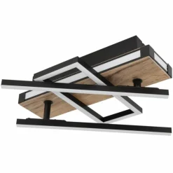 Luminaires Globo Lighting Éclairage Led|Plafonnier Globo COLLI LED Noir, 1 lumière