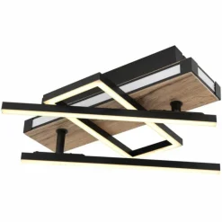 Luminaires Globo Lighting Éclairage Led|Plafonnier Globo COLLI LED Noir, 1 lumière