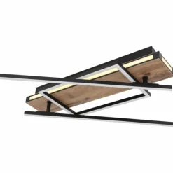 Luminaires Globo Lighting Éclairage Led|Plafonnier Globo COLLI LED Noir, 1 lumière