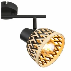 Luminaires Globo Lighting Spots Et Projecteurs|Plafonnier Globo COLLY Noir, 2 lumières