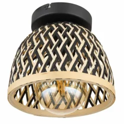 Luminaires Globo Lighting Plafonniers|Plafonnier Globo COLLY Noir, 1 lumière